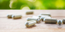 medicines scattered in the table